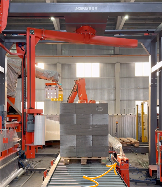 美奇斯缠绕机在建筑材料行业的应用(图1) 美奇斯缠绕机在建筑材料行业的应用(图1)