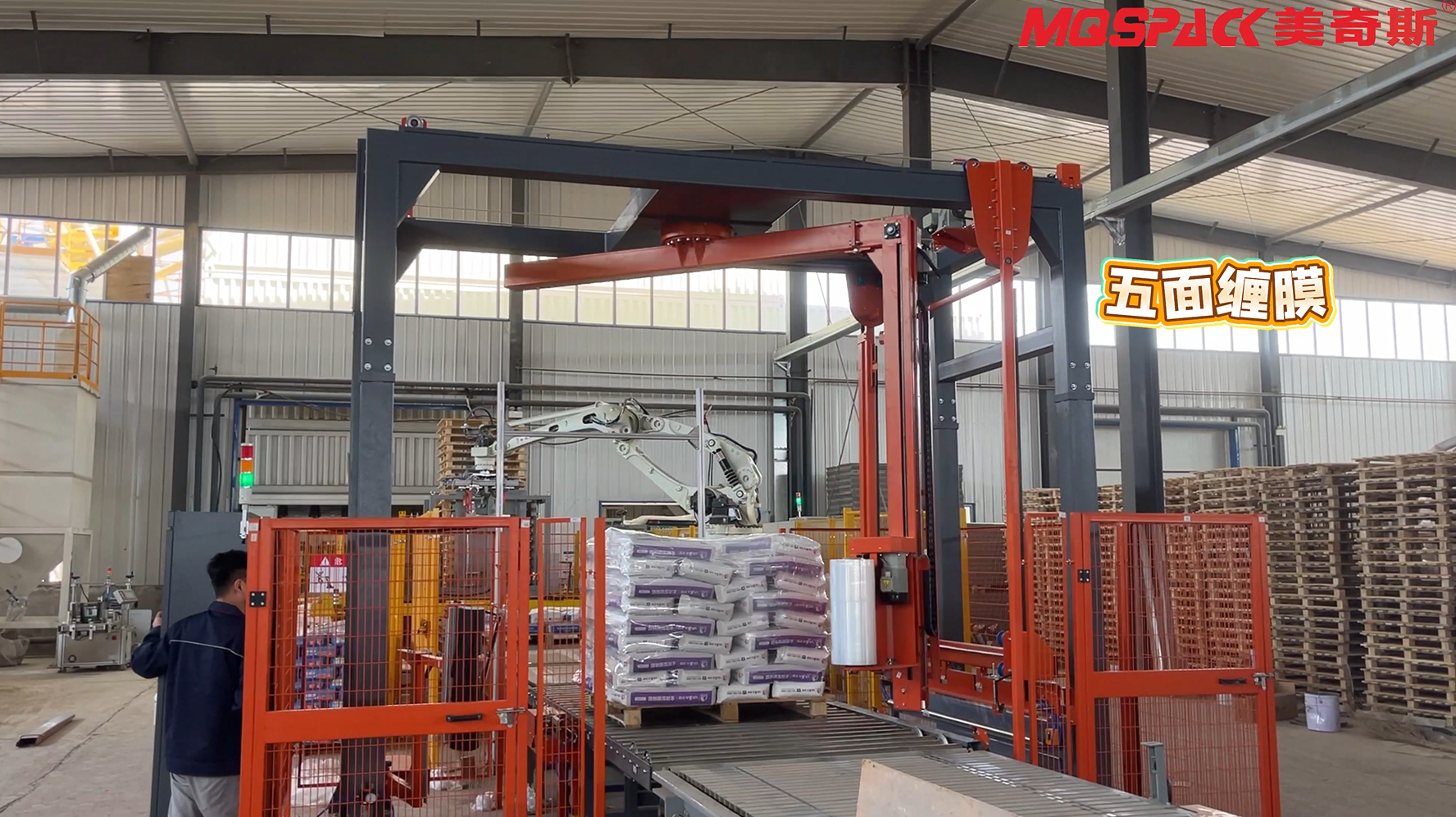 美奇斯缠绕机在建筑材料行业的应用(图5)